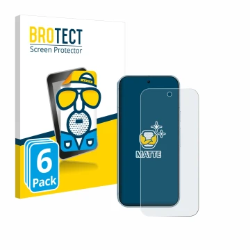 Vorderseite einer Produktverpackung mit dem Markenlogo BROTECT. Daneben ist das Gerät Google Pixel 9 Pro mit dem zugehörigen D