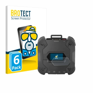 Vorderseite einer Produktverpackung mit dem Markenlogo BROTECT. Daneben ist das Gerät Texa TXT MULTIHUB mit dem zugehörigen Di