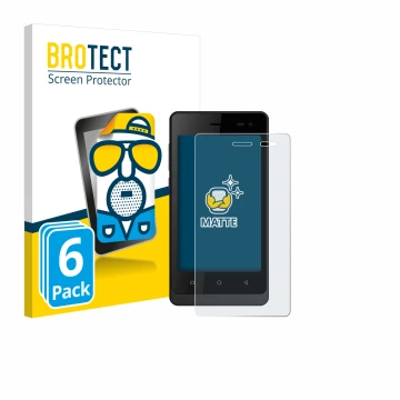 Vorderseite einer Produktverpackung mit dem Markenlogo BROTECT. Daneben ist das Gerät Logicom Wave 2 mit dem zugehörigen Displ
