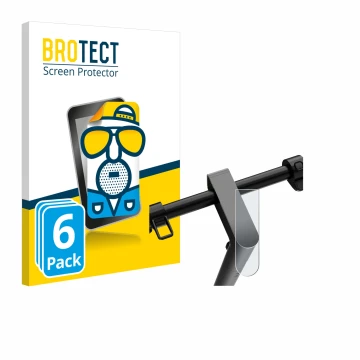 Vorderseite einer Produktverpackung mit dem Markenlogo BROTECT. Daneben ist das Gerät Navee S65 mit dem zugehörigen Displaysch