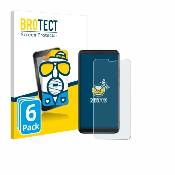 Vorderseite einer Produktverpackung mit dem Markenlogo BROTECT. Daneben ist das Gerät TCL 403 mit dem zugehörigen Displayschut