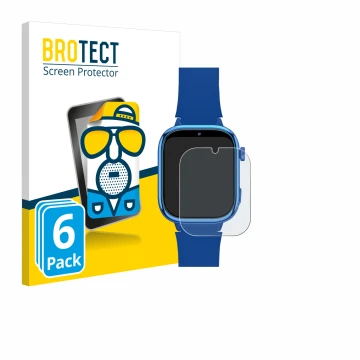 Vorderseite einer Produktverpackung mit dem Markenlogo BROTECT. Daneben ist das Gerät Swgota SW-T40 mit dem zugehörigen Displa