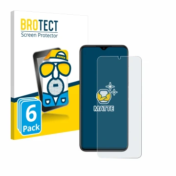 Vorderseite einer Produktverpackung mit dem Markenlogo BROTECT. Daneben ist das Gerät Doogee N50 Pro mit dem zugehörigen Displ