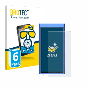 Vorderseite einer Produktverpackung mit dem Markenlogo BROTECT. Daneben ist das Gerät Hiby Digital M300 mit dem zugehörigen Di
