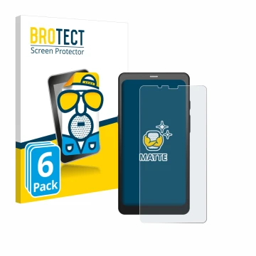 Vorderseite einer Produktverpackung mit dem Markenlogo BROTECT. Daneben ist das Gerät Boox Palma 2 mit dem zugehörigen Display