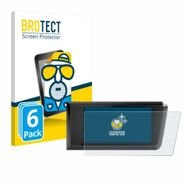 Vorderseite einer Produktverpackung mit dem Markenlogo BROTECT. Daneben ist das Gerät Bosch Purion 400 mit dem zugehörigen Dis