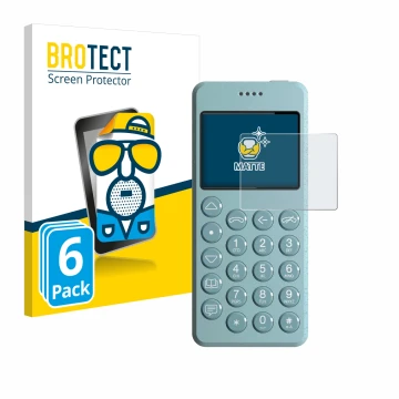 Vorderseite einer Produktverpackung mit dem Markenlogo BROTECT. Daneben ist das Gerät Punkt MP02 mit dem zugehörigen Displaysc