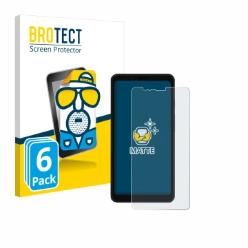Vorderseite einer Produktverpackung mit dem Markenlogo BROTECT. Daneben ist das Gerät Bigme Hibreak E INK mit dem zugehörigen 