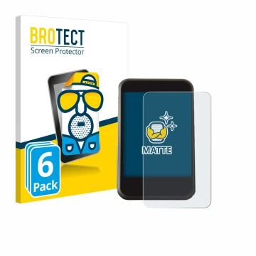 Vorderseite einer Produktverpackung mit dem Markenlogo BROTECT. Daneben ist das Gerät Freesky YL81F mit dem zugehörigen Displa