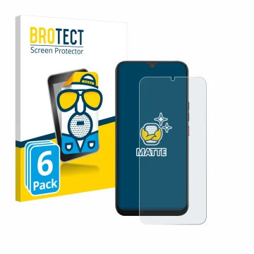 Vorderseite einer Produktverpackung mit dem Markenlogo BROTECT. Daneben ist das Gerät Volla Phone 22 mit dem zugehörigen Displ