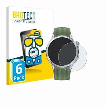 Vorderseite einer Produktverpackung mit dem Markenlogo BROTECT. Daneben ist das Gerät OnePlus Watch 3 mit dem zugehörigen Disp