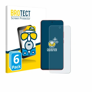 Vorderseite einer Produktverpackung mit dem Markenlogo BROTECT. Daneben ist das Gerät Oppo A5 Pro mit dem zugehörigen Displays