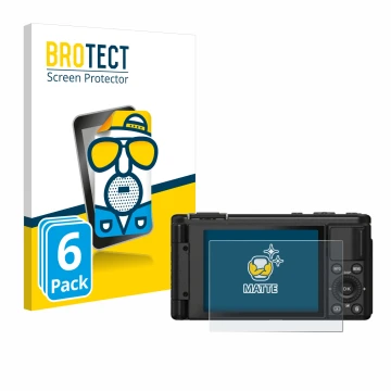 Vorderseite einer Produktverpackung mit dem Markenlogo BROTECT. Daneben ist das Gerät Yashica City 100 mit dem zugehörigen Dis