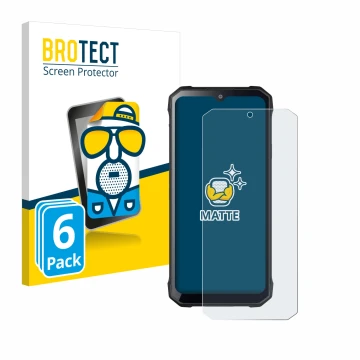 Vorderseite einer Produktverpackung mit dem Markenlogo BROTECT. Daneben ist das Gerät Hotwav T7S mit dem zugehörigen Displaysc