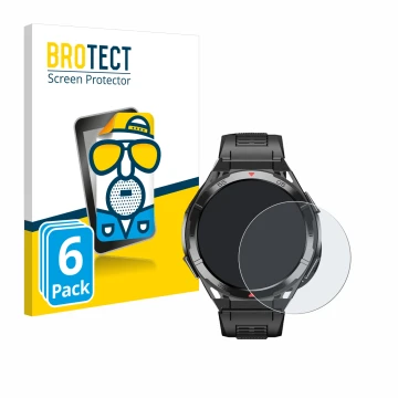 Vorderseite einer Produktverpackung mit dem Markenlogo BROTECT. Daneben ist das Gerät Oukitel BT12 1.43