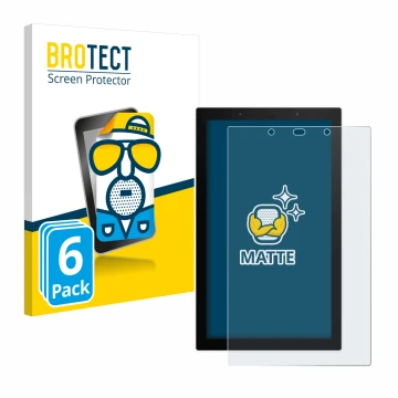 Vorderseite einer Produktverpackung mit dem Markenlogo BROTECT. Daneben ist das Gerät SONOFF NSPanel Pro 120 mit dem zugehörig