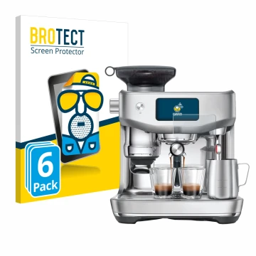 Vorderseite einer Produktverpackung mit dem Markenlogo BROTECT. Daneben ist das Gerät Sage the Oracle Jet mit dem zugehörigen 