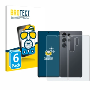 Vorderseite einer Produktverpackung mit dem Markenlogo BROTECT. Daneben ist das Gerät Samsung Galaxy S25 Ultra Enterprise Edit