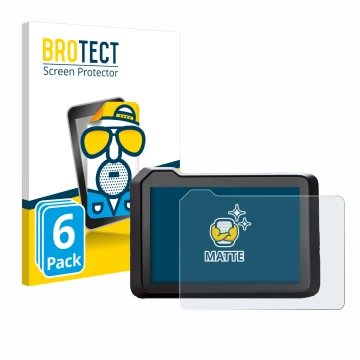 Vorderseite einer Produktverpackung mit dem Markenlogo BROTECT. Daneben ist das Gerät KTM 1390 Super Duke R 2025 5