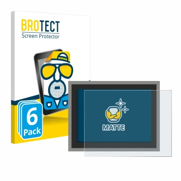 Vorderseite einer Produktverpackung mit dem Markenlogo BROTECT. Daneben ist das Gerät Megger MFT-X1 mit dem zugehörigen Displa