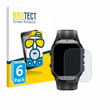 Vorderseite einer Produktverpackung mit dem Markenlogo BROTECT. Daneben ist das Gerät Oukitel BT20 1.96
