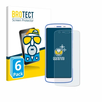 Vorderseite einer Produktverpackung mit dem Markenlogo BROTECT. Daneben ist das Gerät Zebra HC 25 mit dem zugehörigen Displays