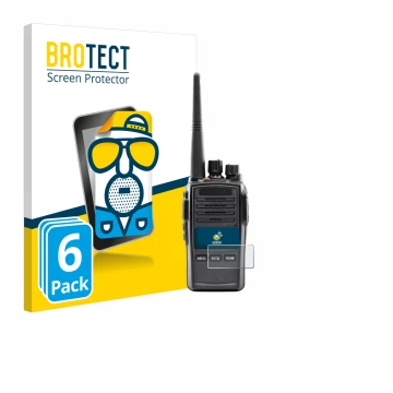 Vorderseite einer Produktverpackung mit dem Markenlogo BROTECT. Daneben ist das Gerät Midland G18 Pro PMR mit dem zugehörigen 