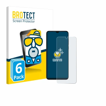 Vorderseite einer Produktverpackung mit dem Markenlogo BROTECT. Daneben ist das Gerät ZTE Nubia Neo mit dem zugehörigen Displa