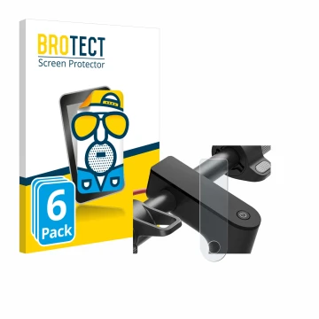 Vorderseite einer Produktverpackung mit dem Markenlogo BROTECT. Daneben ist das Gerät Xiaomi Electric Scooter 4 mit dem zugehö