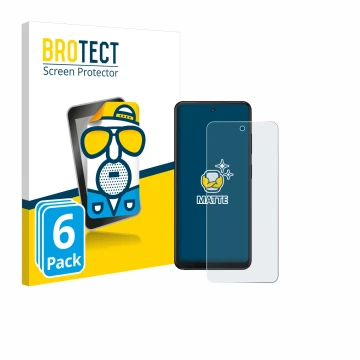 Vorderseite einer Produktverpackung mit dem Markenlogo BROTECT. Daneben ist das Gerät Xplora HMD Fusion X1 mit dem zugehörigen