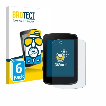 Vorderseite einer Produktverpackung mit dem Markenlogo BROTECT. Daneben ist das Gerät Bryton Rider 550 mit dem zugehörigen Dis