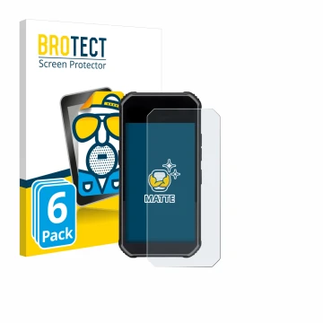 Vorderseite einer Produktverpackung mit dem Markenlogo BROTECT. Daneben ist das Gerät SkyCaddie Pro 5X mit dem zugehörigen Dis