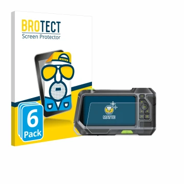 Vorderseite einer Produktverpackung mit dem Markenlogo BROTECT. Daneben ist das Gerät Teslong NTS500 mit dem zugehörigen Displ