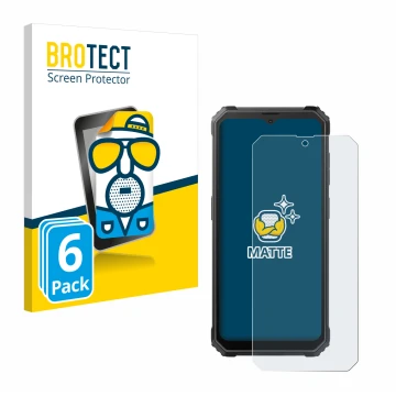 Vorderseite einer Produktverpackung mit dem Markenlogo BROTECT. Daneben ist das Gerät Blackview BV4800 mit dem zugehörigen Dis