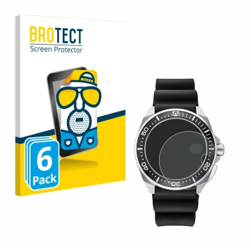 Vorderseite einer Produktverpackung mit dem Markenlogo BROTECT. Daneben ist das Gerät Seiko Prospex SRPE37 mit dem zugehörigen