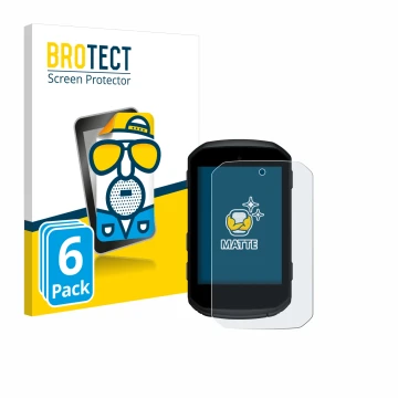 Vorderseite einer Produktverpackung mit dem Markenlogo BROTECT. Daneben ist das Gerät Garmin Edge 550 mit dem zugehörigen Disp