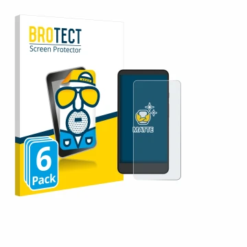 Vorderseite einer Produktverpackung mit dem Markenlogo BROTECT. Daneben ist das Gerät Xiaomi Moaan InkPalm Mini Plus 2 mit dem