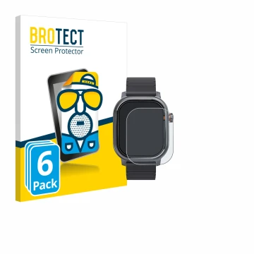 Vorderseite einer Produktverpackung mit dem Markenlogo BROTECT. Daneben ist das Gerät Kospet Pulse mit dem zugehörigen Display