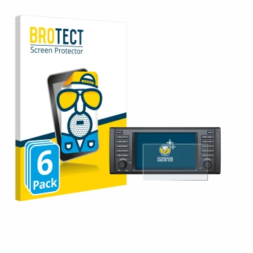 Vorderseite einer Produktverpackung mit dem Markenlogo BROTECT. Daneben ist das Gerät Eonon E39A12S mit dem zugehörigen Displa