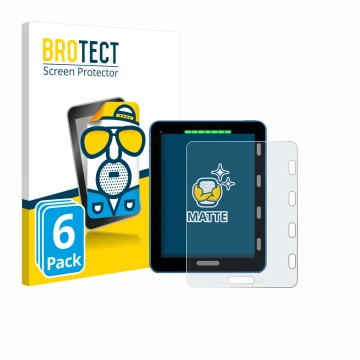 Vorderseite einer Produktverpackung mit dem Markenlogo BROTECT. Daneben ist das Gerät Vakaros Atlas 2 / Edge mit dem zugehörig