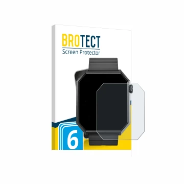 Vorderseite einer Produktverpackung mit dem Markenlogo BROTECT. Daneben ist das Gerät Rollme Edge mit dem zugehörigen Displays