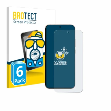 Vorderseite einer Produktverpackung mit dem Markenlogo BROTECT. Daneben ist das Gerät Oppo Reno 15 Pro mit dem zugehörigen Dis
