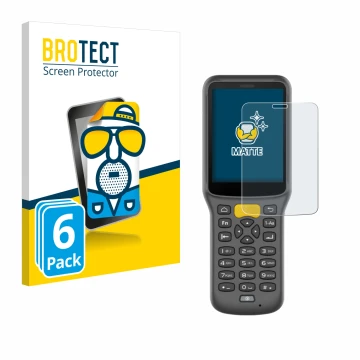 Vorderseite einer Produktverpackung mit dem Markenlogo BROTECT. Daneben ist das Gerät Newland MT37 Baiji mit dem zugehörigen D