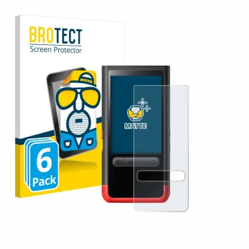 Vorderseite einer Produktverpackung mit dem Markenlogo BROTECT. Daneben ist das Gerät ThermoMaven P2 mit dem zugehörigen Displ