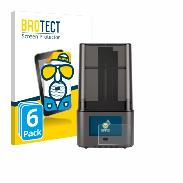 Vorderseite einer Produktverpackung mit dem Markenlogo BROTECT. Daneben ist das Gerät Anycubic Photon Mono 4 Ultra mit dem zug