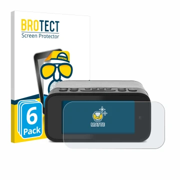 Vorderseite einer Produktverpackung mit dem Markenlogo BROTECT. Daneben ist das Gerät TechniSat Digitradio 52 BT mit dem zugeh