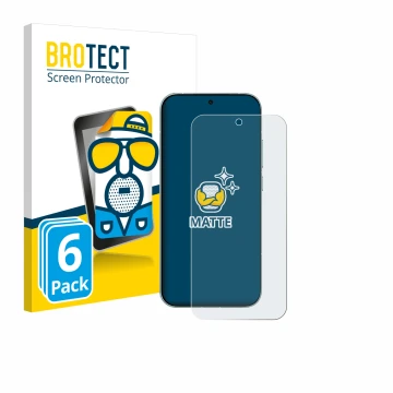 Vorderseite einer Produktverpackung mit dem Markenlogo BROTECT. Daneben ist das Gerät Xiaomi Redmi Turbo 5 5G mit dem zugehöri