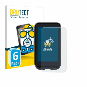 Vorderseite einer Produktverpackung mit dem Markenlogo BROTECT. Daneben ist das Gerät igpsport BiNavi Air mit dem zugehörigen 