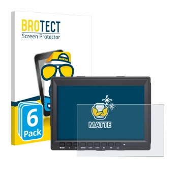 Vorderseite einer Produktverpackung mit dem Markenlogo BROTECT. Daneben ist das Gerät Feelworld FW759 7