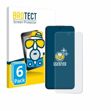 Vorderseite einer Produktverpackung mit dem Markenlogo BROTECT. Daneben ist das Gerät Oppo A6s Pro mit dem zugehörigen Display